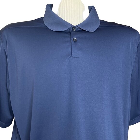 Nike Golf Polo Shirt Mens XXL Blue Activewear Drifit - Picture 3 of 8